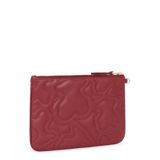 Burgundy Kaos Dream clutch bag