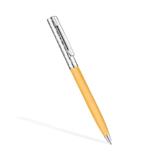 Στυλό διαρκείας TOUS Kaos από ατσάλι λακαρισμένο σε πορτοκαλί χρώμα
