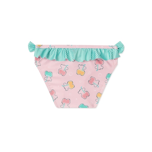 Bañador culetín de niña Coctel rosa