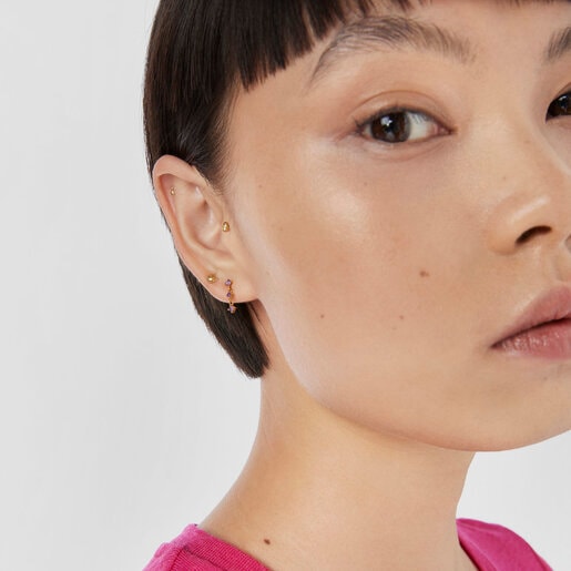 Piercing de acero IP dorado Virtual Garden