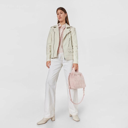Medium pink TOUS Cloud Warm One-shoulder bag | TOUS