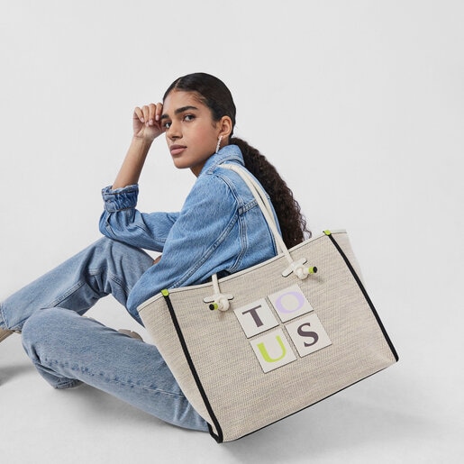 Cabas TOUS Yummy grand beige