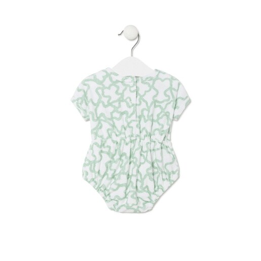 Terry cloth playsuit in Kaos mist