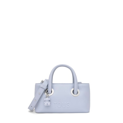 Small grayish blue City bag TOUS Poppy