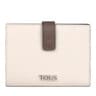 Small beige and brown TOUS Essential Wallet