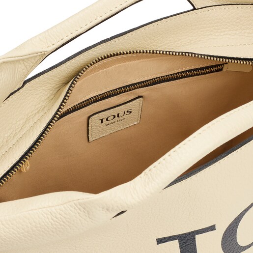 Medium beige leather TOUS Balloon Tote bag