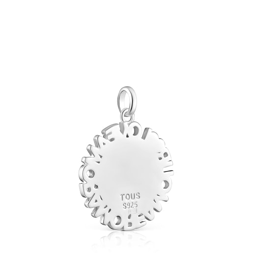 TOUS Crossword Amor Medallion Pendant