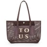 Brown TOUS Net Tote bag