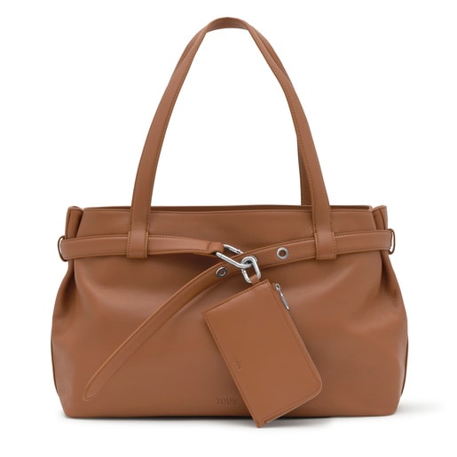 حافظة بطاقات وكيس نقود باللون الجملي من التشكيلة TOUS Hold