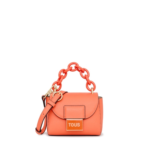 Crossbody mini taška TOUS Sylvia oranžové barvy