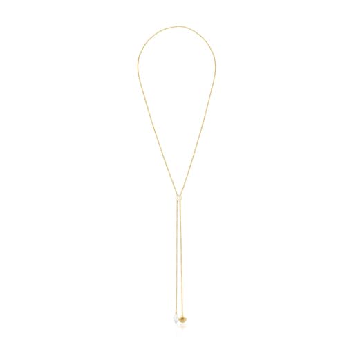 ネックレス  Sea Vibes  貝殻・パール  66cm　イエローゴールドコーティング　　