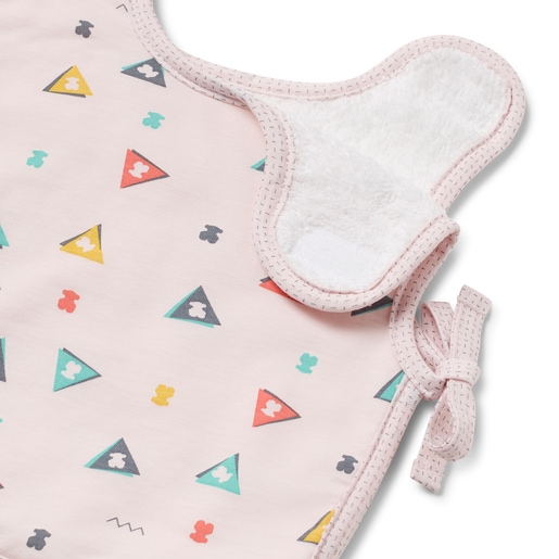 Pack de baberos bebé Triangulo rosa