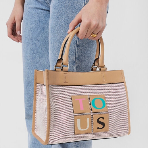 Medium pink TOUS Yummy Shopping bag