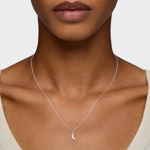 Collar corto luna de plata TOUS Motivos