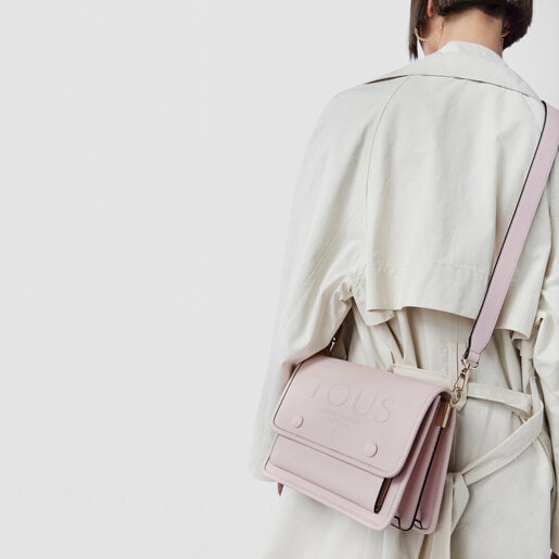 Audrey Crossbody: Designer Crossbody Bag, Pink Blush