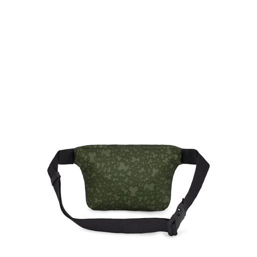 Khaki-colored nylon Kaos Mini Evolution waist bag