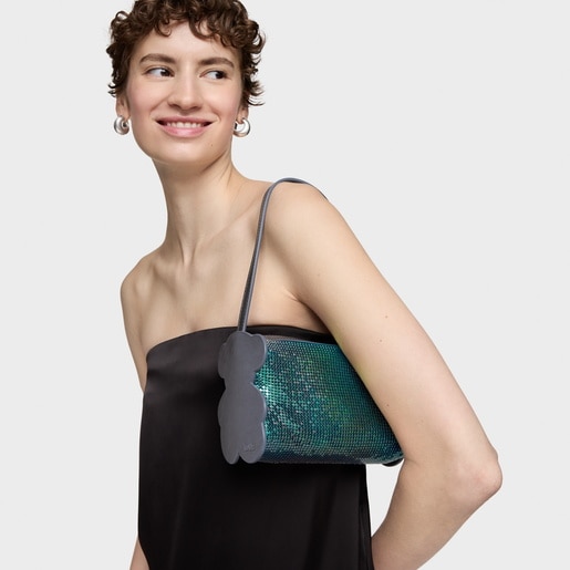 Dark blue Shoulder bag TOUS Salsi