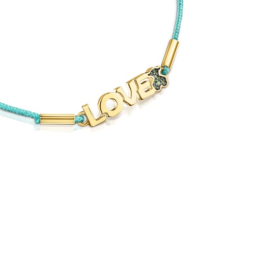 TOUS Crossword Love Bracelet with chrome diopside | TOUS