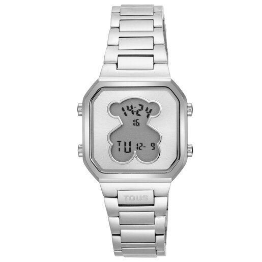 Reloj digital con brazalete de acero D-BEAR MINI