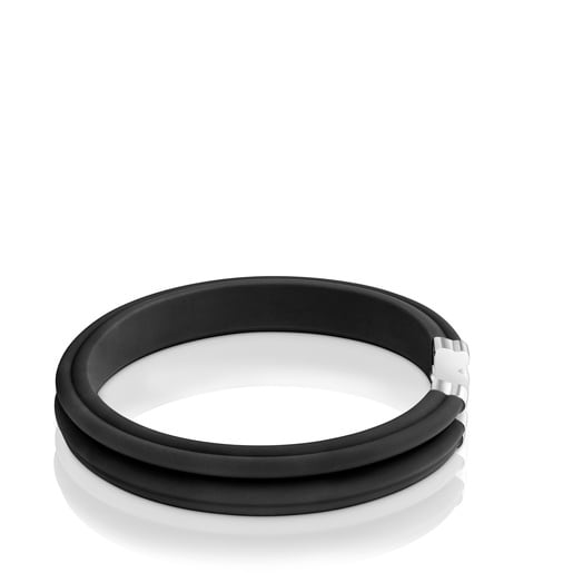 Black steel Bangle TOUS Man