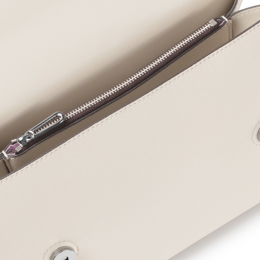 Городская бежевая сумка TOUS Funny среднего размера