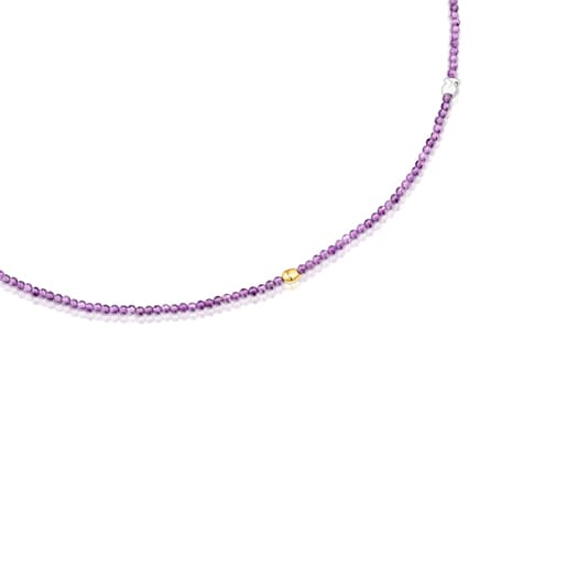 Silver vermeil and amethyst TOUS Joy Bits necklace | TOUS