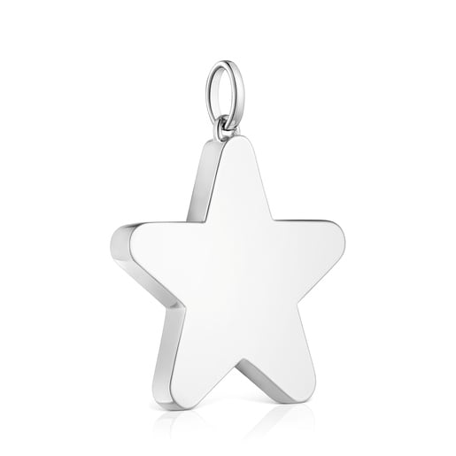 Penjoll mitjà estrella de plata 29 mm Sweet Dolls