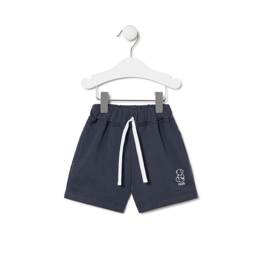 Tous - Baby BoyS Bermudas In Classic Navy Blue - Textil