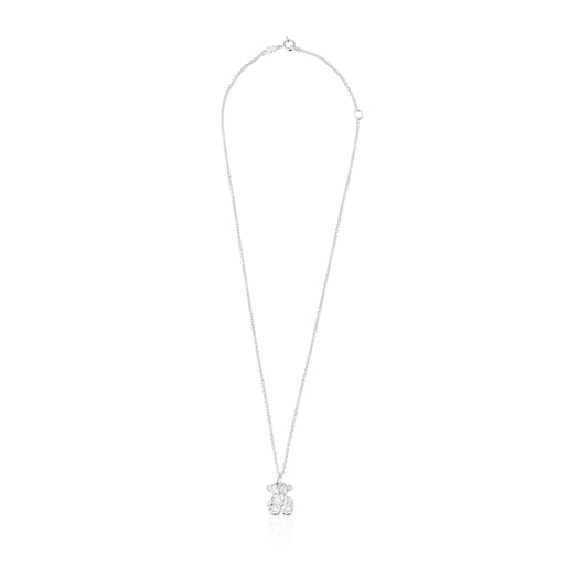 Silver Oceaan bear Necklace | TOUS