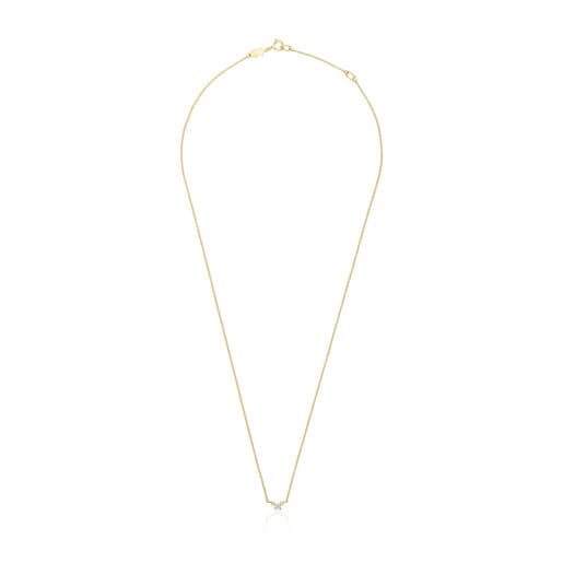 Gold Necklace with diamonds Les Classiques | TOUS