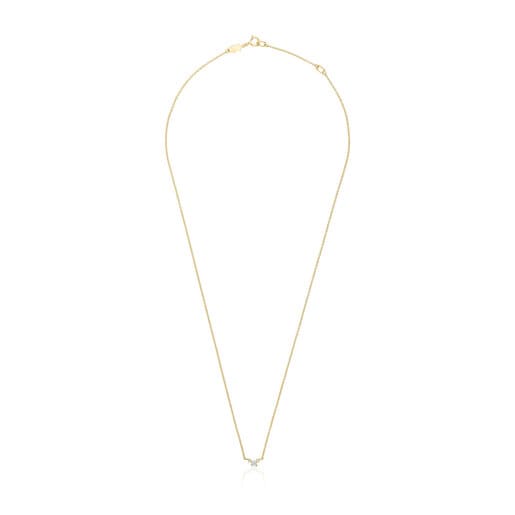 Gold Necklace with diamonds Les Classiques