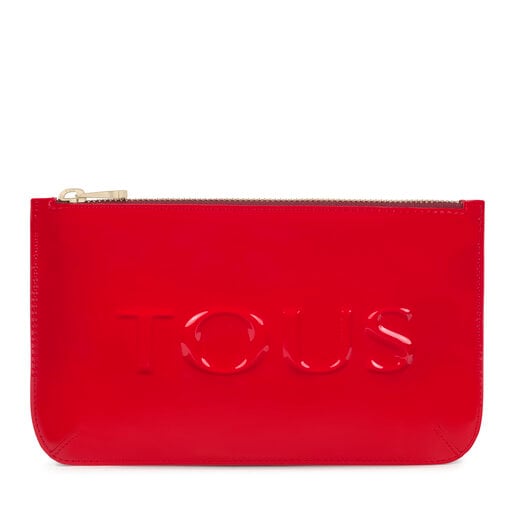 Trousse de toilette Dorp moyenne rouge et rose