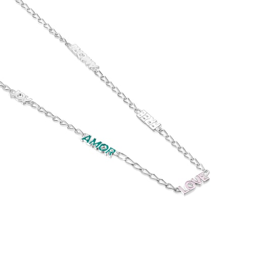 TOUS Crossword Amor Necklace