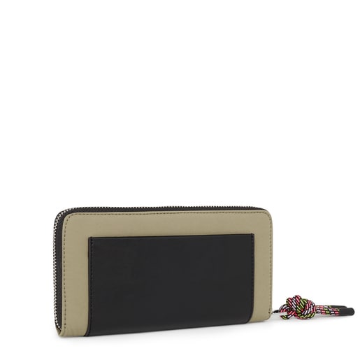 Medium khaki TOUS Empire Cotton Wallet