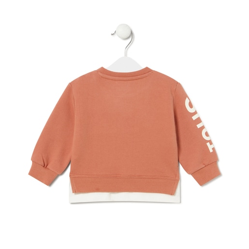 Sweatshirt in Casual orange