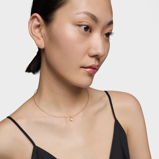 Gold Heart pendant with laboratory-grown diamond TOUS Lili