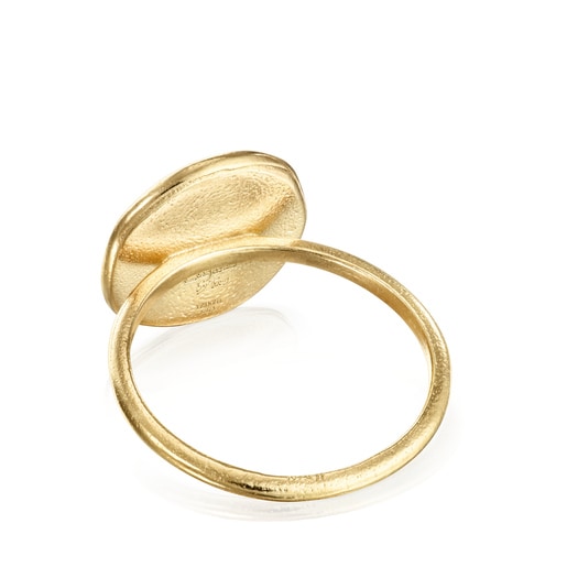 Кольцо La XIII из вермеля с перламутром