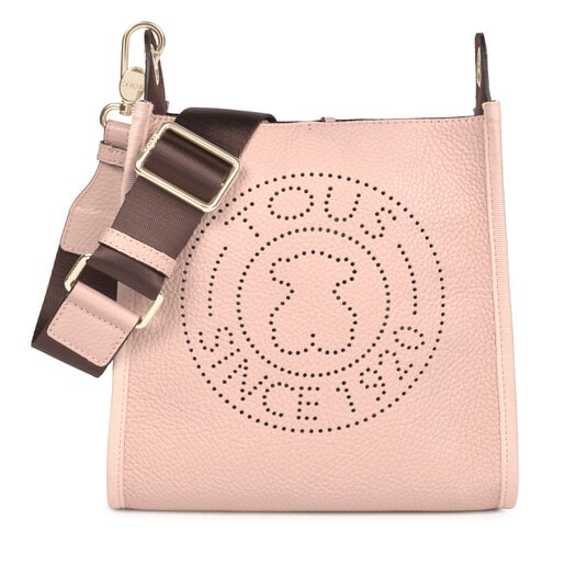 Sac Leissa petit en Cuir rose clair