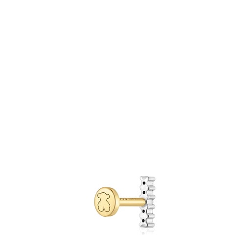 Piercing de oro 14 kt y tira diamantes 6 mm TOUS Basics