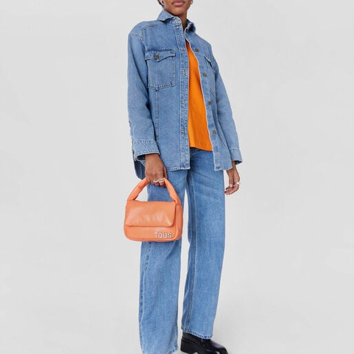 Bandolera pequeña naranja TOUS Carol