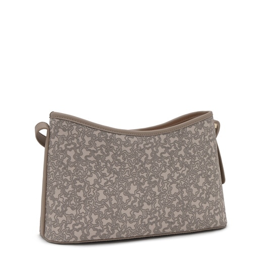 حقيبة كبيرة الحجم بحزام يلتف حول الجسم باللون الرمادي الداكن من تشكيلة Kaos Mini Lines