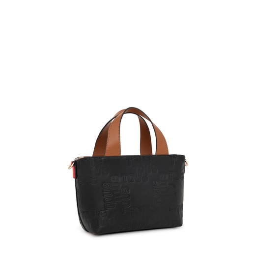 Small black and brown Tote bag TOUS Nanda