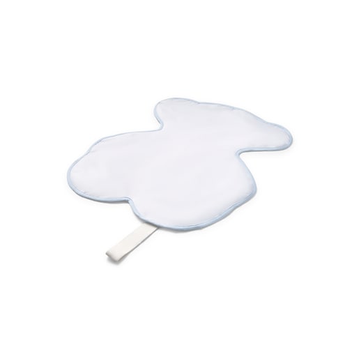 Bear-shaped travel changing mat in Arc sky blue