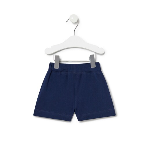 Bermudas piqué de menino Casual azul marinho