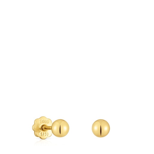 4 mm gold Earrings Basics