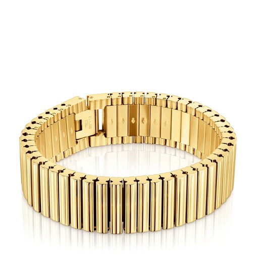 18 mm gold-colored steel link Bracelet TOUS 1950