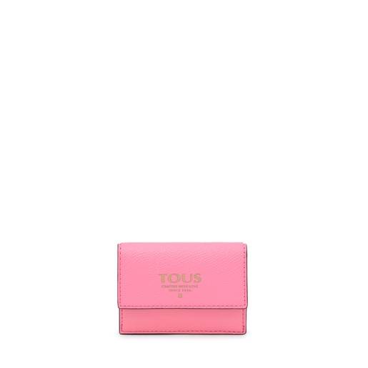 Monedero Flap pequeño rosa TOUS Funny