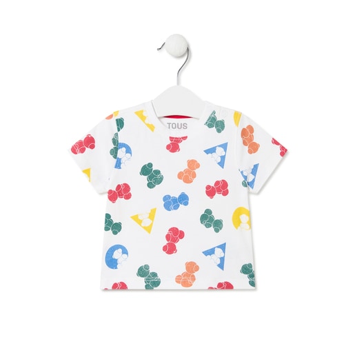Camiseta Bold Bear multicolor Casual único