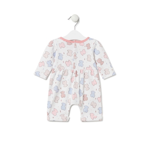 Babygrow casual de bebé Colors cor-de-rosa