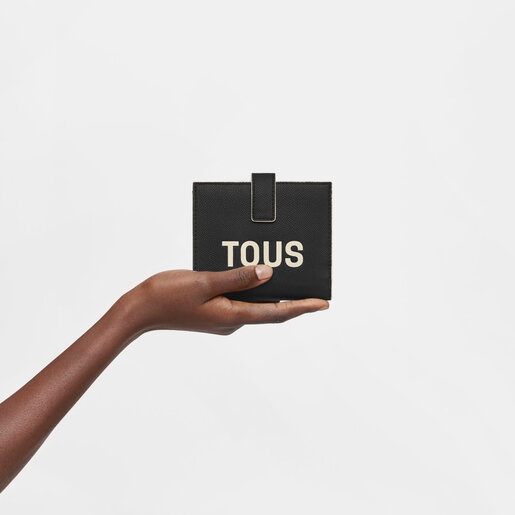 ブラックのカードウォレット TOUS Halfmoon